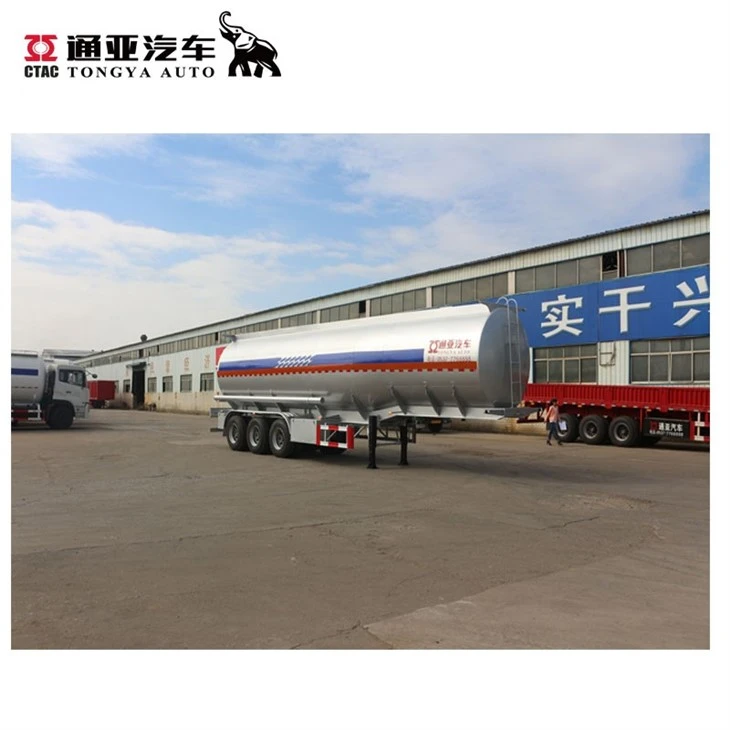 50000L 三軸ステンレス鋼ガソリン燃料タンカー トレーラー