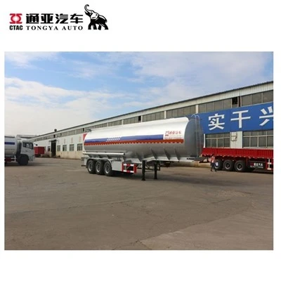 50000L 三軸ステンレス鋼ガソリン燃料タンカー トレーラー