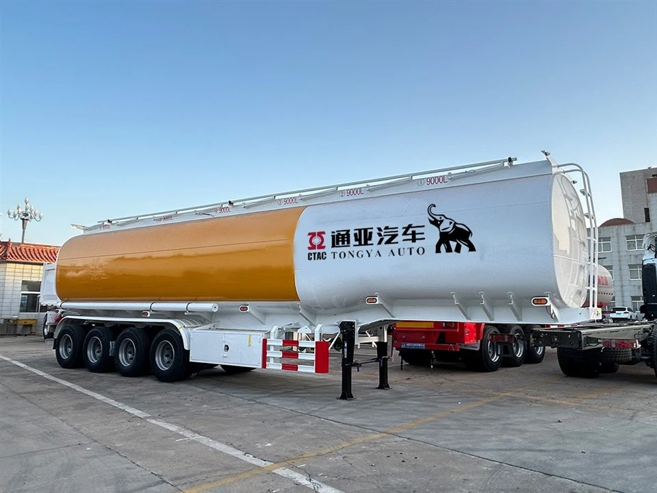 4 車軸 54000 リットル燃料タンカー セミトレーラー