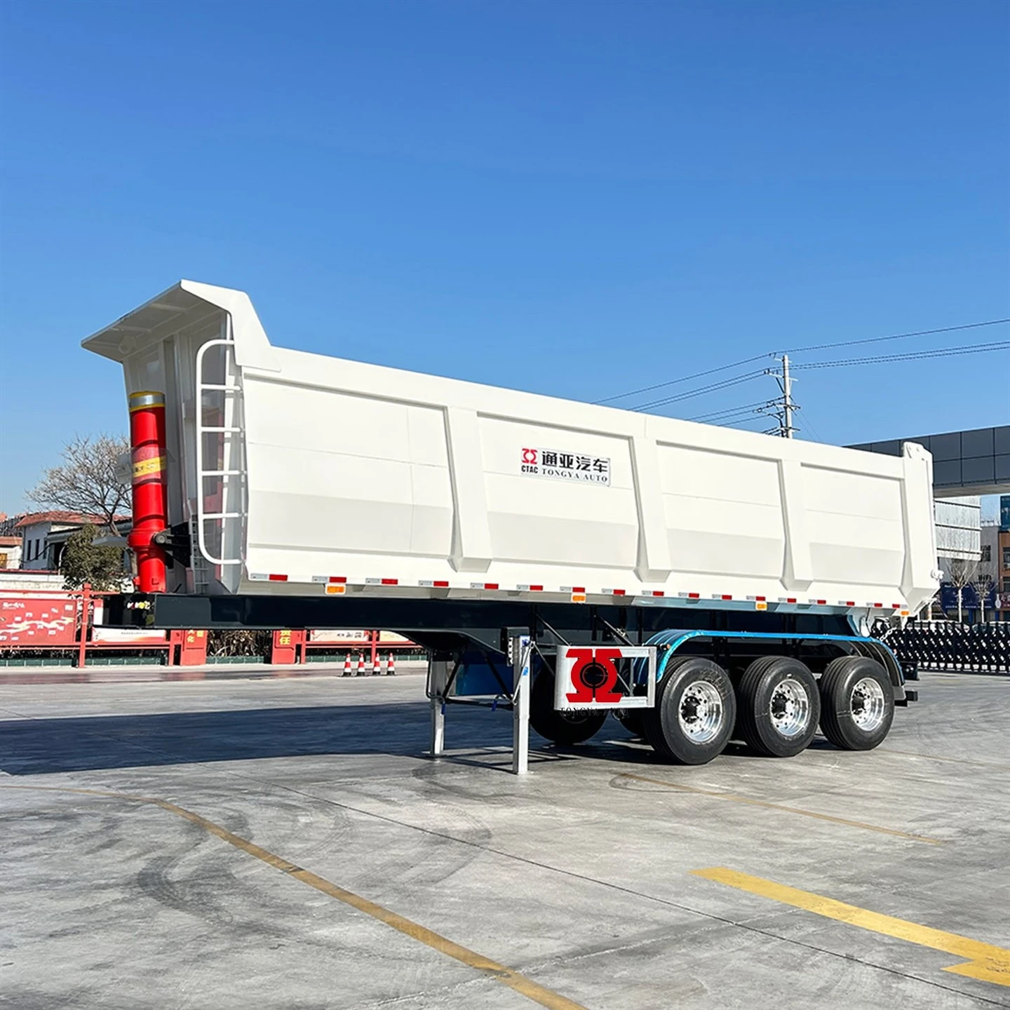 40T REAR DUMP SEMI TRAILER