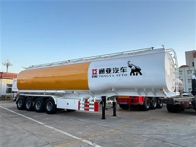 4 車軸 54000 リットル燃料タンカー セミトレーラー