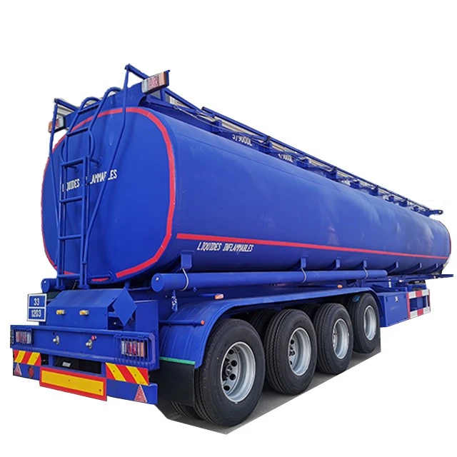 TONGYA ホット販売 4 車軸油液体燃料タンカー トレーラータンクセミトレーラー